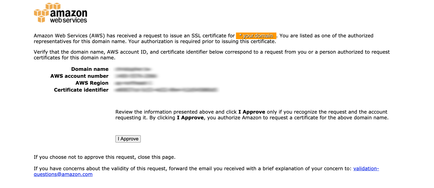 Certificate approval review